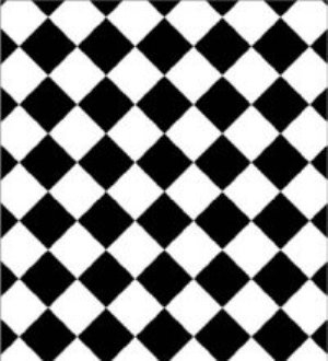 Black, White Diamond- Medium Dollhouse Wallpaper W-F