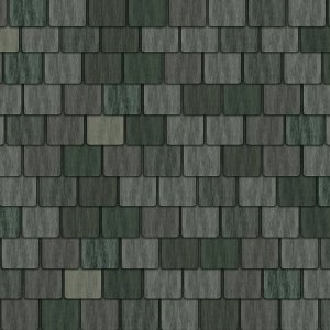 Grey Roof Tile Dollhouse Wallpaper W-BP