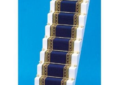 Gold Edge Stair- Navy CAR-CR