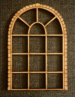 Arch Window with Brick Surround BN