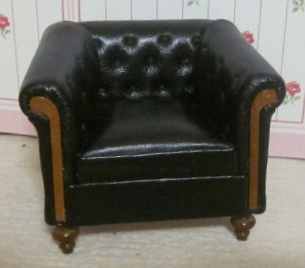 Black Chesterfield Chair LR-A