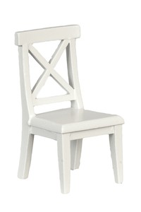 White Cross Back Chair K-FS