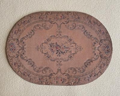 Caramel Oval Large Vintage Rug