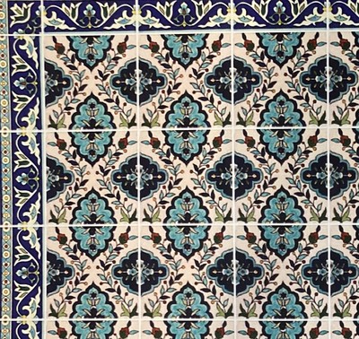 Decorative Wall Tile Cream Green Dollhouse Wallpaper W-TP