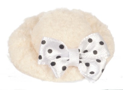 White Terry Towel Sun Hat