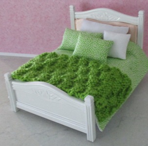 Double Bed Set- Green BED-L