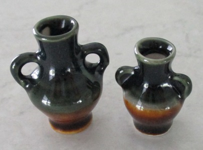 Green Vases- Brown Trim LRA