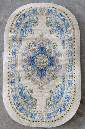 Cream Oval Rug CAR-MR