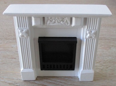 Elizabeth Fireplace White F