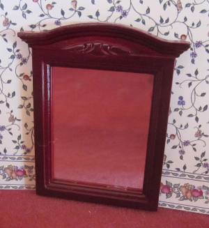 Rectangular Mahogany Mirror M