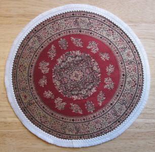 Red Large Oval Rug CAR-MR