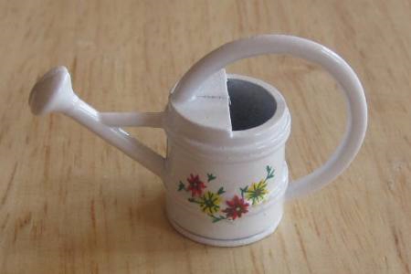 White Floral Watering Can GO-T