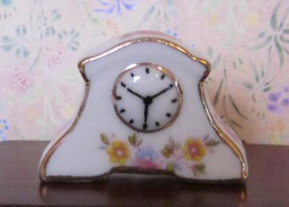 Floral Mantel Clock CTR