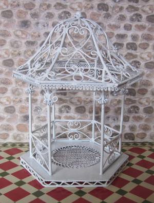 White Wire Gazebo GO-F