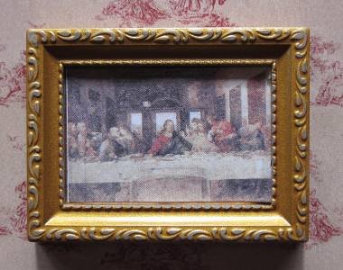 Gold Framed The Last Supper PF