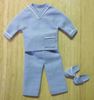 Mens Pajamas with Slippers CA