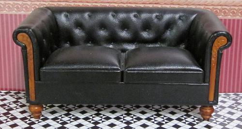 Black Chesterfield Couch LR-SCC