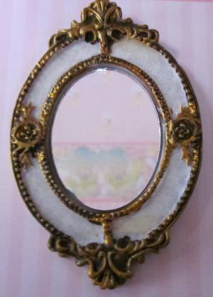 Ornate Oval Mirror M