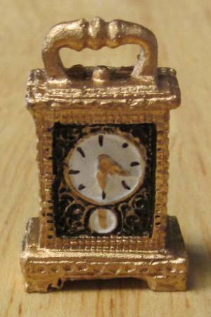 Double Sided Gold Carriage Clock CTR