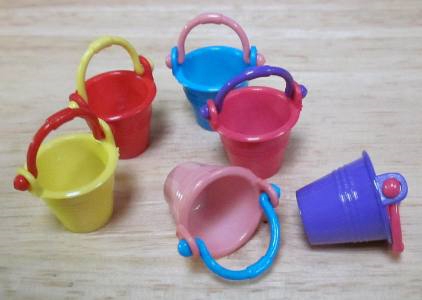 Coloured Plastic Buckets T