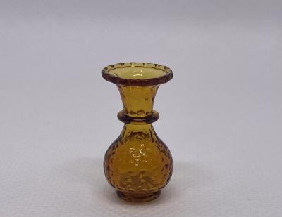 Amber Fluted Glass