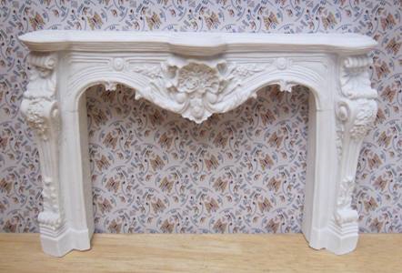 Carved Ornate Fireplace F