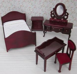 Mahogany Set 5 Piece BED-S