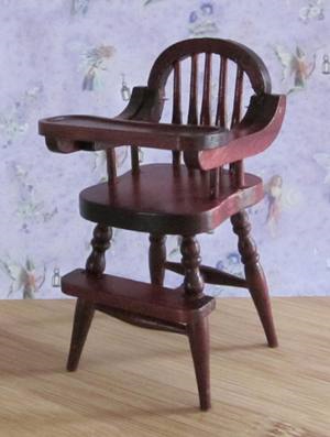 Mahogany High Chair N