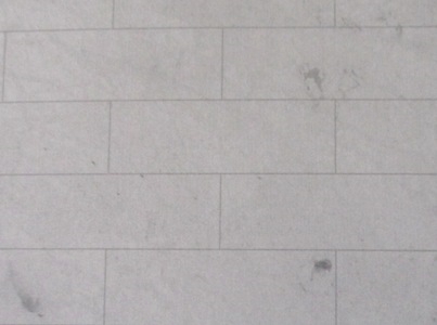 Marble Tiles Light Grey Dollhouse Wallpaper W-F