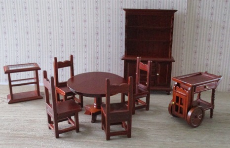 Mahogany Dining Set with Sideboard x 8 DR-DTS
