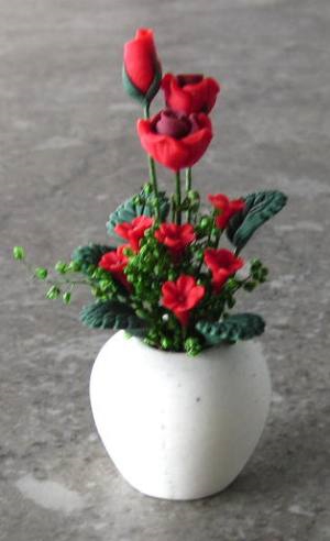 Red Roses in White Vase FP-PFP