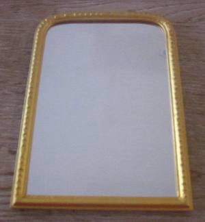 Large Gold Mantle Mirror M