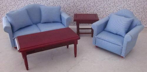 Blue Lounge Set x 4 LR-LS