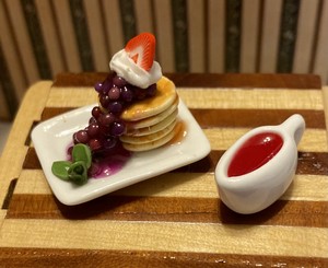 Pancake Stack with Strawberry Sauce FD-ST