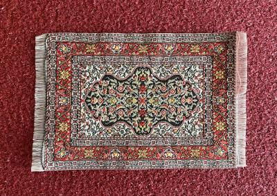 Red and Yellow Small Woven Carpet