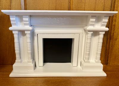 Victorian White Fireplace