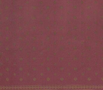 Garden Crest Burgundy Dollhouse Wallpaper W-W,G