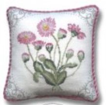 Cushion- Pink Dandelion LRA