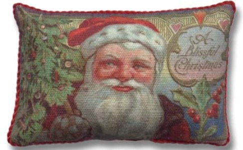 Blissful Santa Cushion CHD
