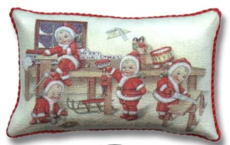 Santa Babies Cushion CHD