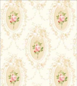 Camilla Floral- Pink Dollhouse Wallpaper W-W,R