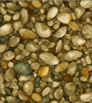 Pebbles Dark Brown Dollhouse Wallpaper W-BP