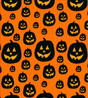 Halloween- Pumpkins  Dollhouse Wallpaper W-NOV