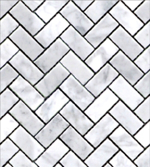 Light Grey Herringbone-Large Dollhouse Wallpaper W-TP
