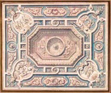 Mural Panel Ceiling-1 Dollhouse Wallpaper W-CP